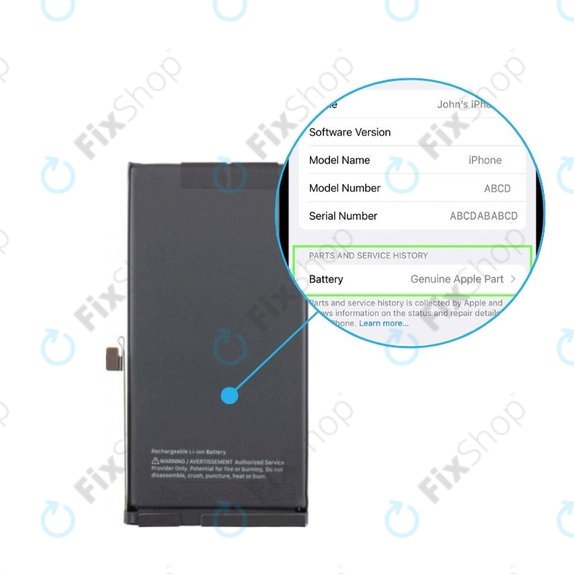 Akkumulátor | iPhone 14 | 661-30373 | 3279mAh | Genuine Apple