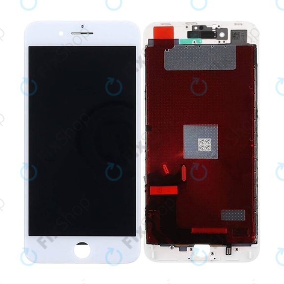 Apple iPhone 8 Plus - LCD Kijelző + Érintőüveg + Keret (White) In-Cell FixPremium
