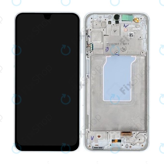 Samsung Galaxy A26 A266E - LCD Kijelző + Érintőüveg + Keret (White) - GH82-37049B Genuine Service Pack