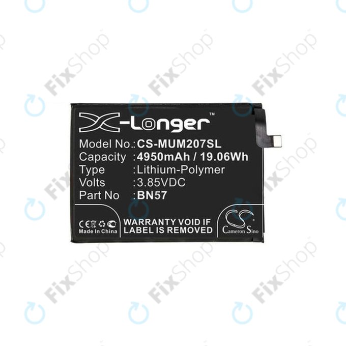 Xiaomi Poco X3 NFC, X3 Pro - Akkumulátor BN57 4950mAh HQ