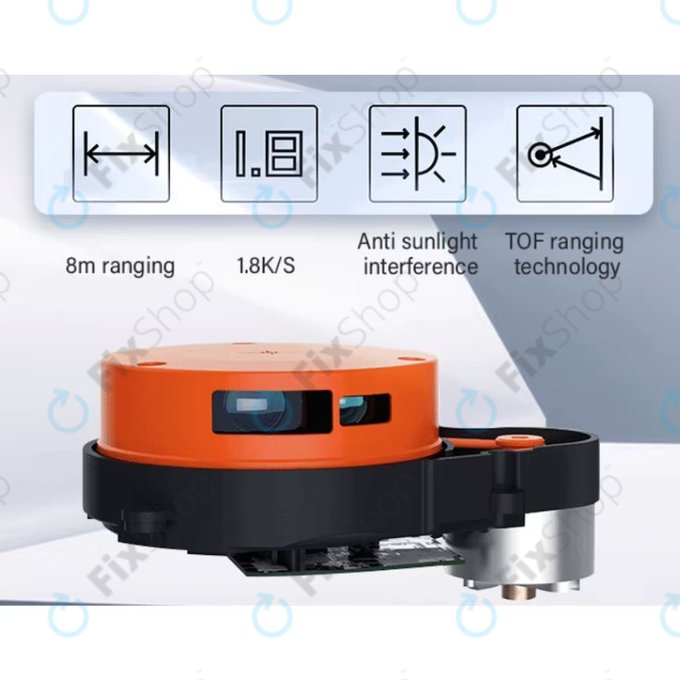 Xiaomi Roborock S4 Max, S5, S5 Max, S6, S6 MaxV, S6 Pure, S7, Mijia 1S - Lézeres Távolságérzékelő