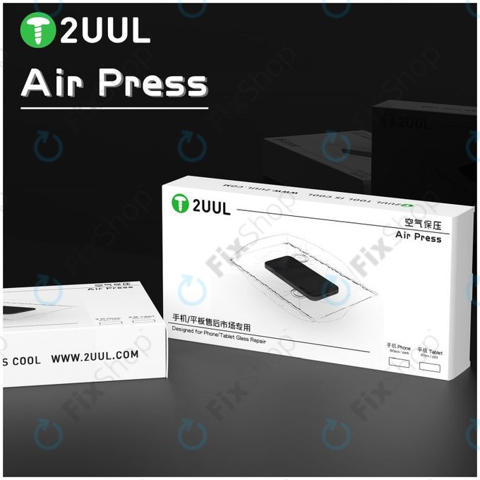 2UUL - Légprés telefon üveg-javításhoz (80 zseb)