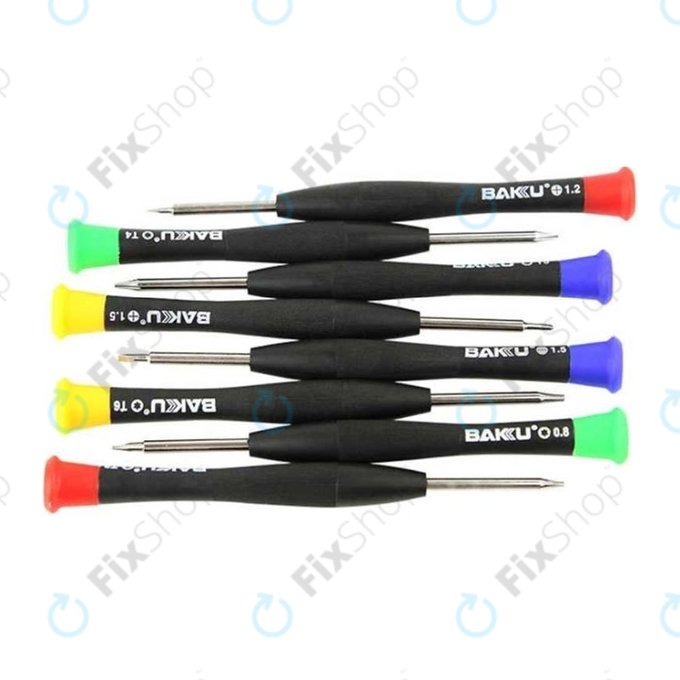 Baku BK-6108 - Csavarhúzó Készlet Telefonokhoz, Tabletekhez és Laptopokhoz (8db)