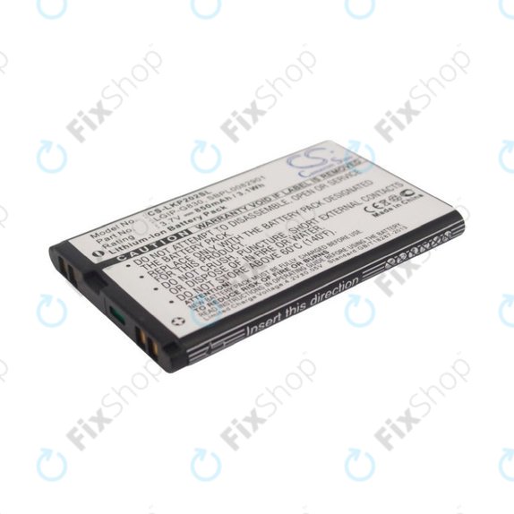 Akkumulátor LG KG120, 850mAh, Li-Ion, 3.7V, LGIP-G830, HQ