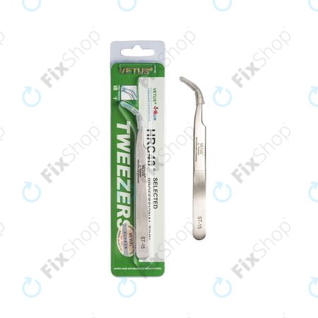 Vetus ST-15 - Profi Fém Csipesz - Hajlított Hegyű (120mm)