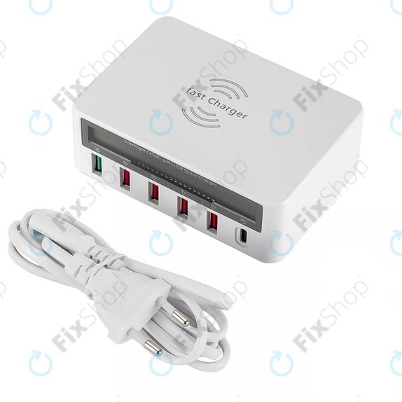 WLX-818F Szerviz töltőállomás USB 3.0-val és USB-C-vel