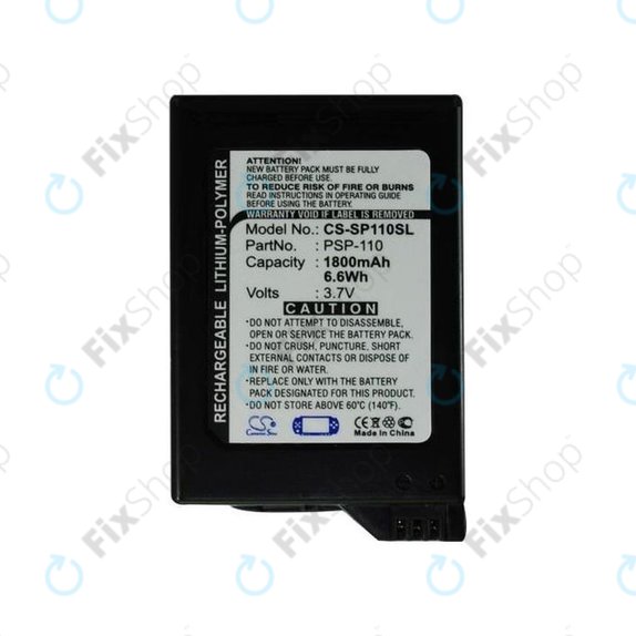Sony Playstation Portable 1000 - Akkumulátor PSP-110 1800mAh HQ