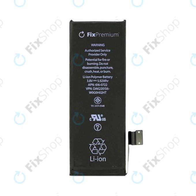 Apple iPhone 5S - Akkumulátor 1560mAh FixPremium