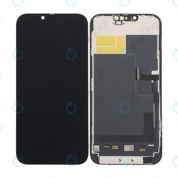 Kijelző Soft OLED 120Hz iPhone 13 Pro Max, Érintőüveg kerettel, FixPremium