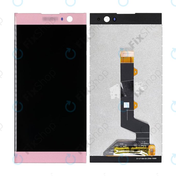 Sony Xperia XA2 H4113 - LCD Kijelző + Érintőüveg (Pink) TFT
