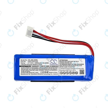 JBL Charge 3 (2016) - Akkumulátor Li-Pol 6000mAh HQ