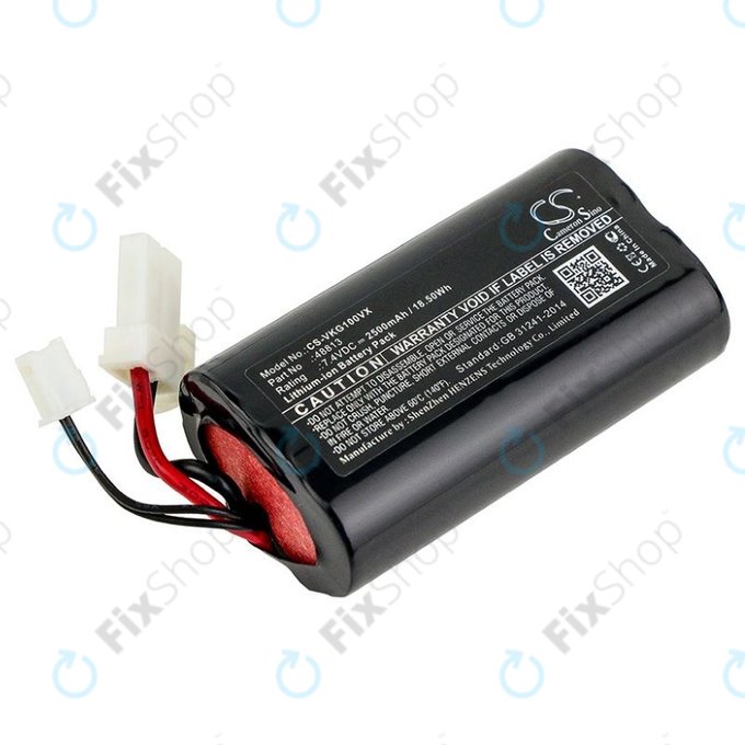 Vorwerk Kobold VG100 - Akkumulátor 48813 Li-Ion 7.4V 2500mAh HQ