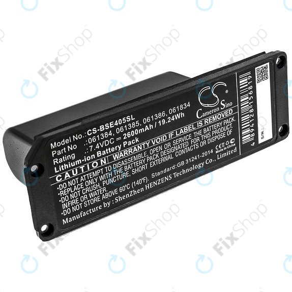 Akkumulátor Bose 413295, SoundLink Mini, 2600mAh, Li-ion, 7.4V, 061384, HQ