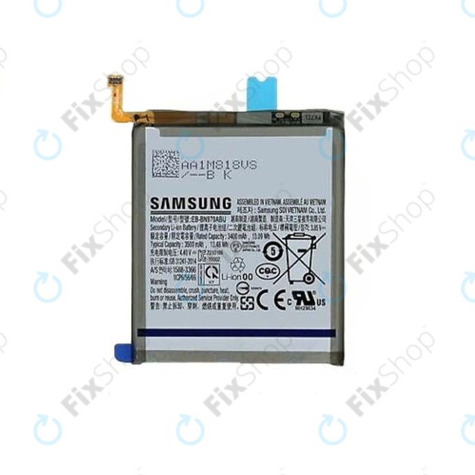 Samsung Galaxy Note 10 N970F - Akkumulátor EB-BN970ABU 3500mAh - GH82-20813A Genuine Service Pack