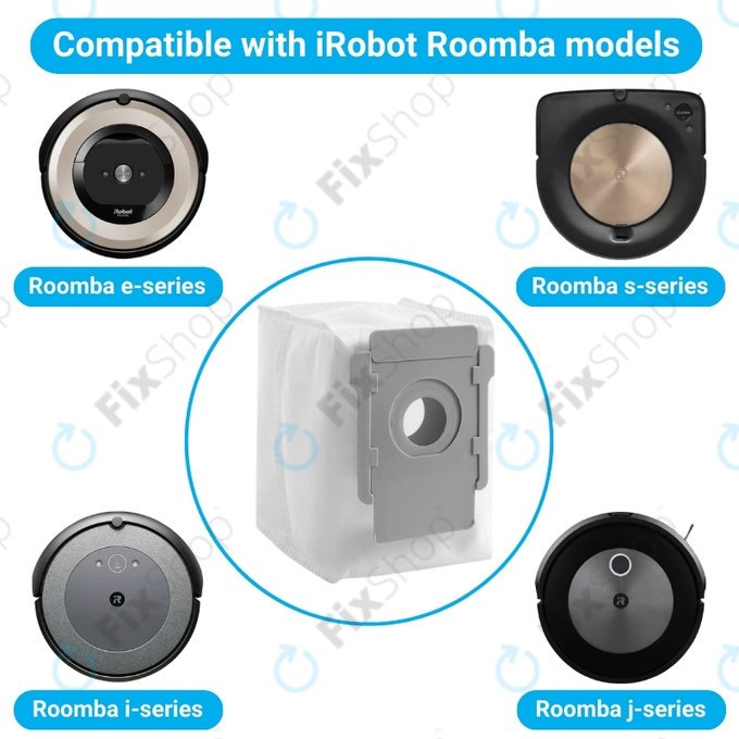 iRobot Roomba e-series, i-series, j-series, s-series - Porzsák (3db)