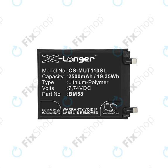 Xiaomi 11T Pro - Akkumulátor BM58 2500mAh HQ