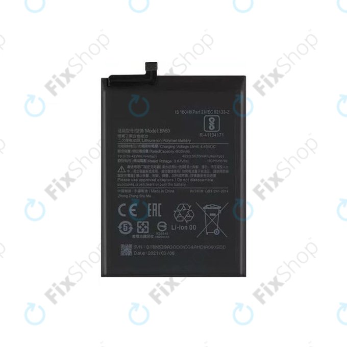 Xiaomi Redmi Note 9 Pro - Akkumulátor BN53 5020mAh