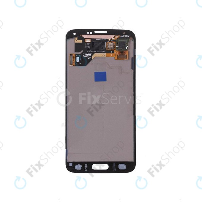 Samsung Galaxy S5 Mini G800F - LCD Kijelző + Érintőüveg (Charcoal Black) - GH97-16147A Genuine Service Pack