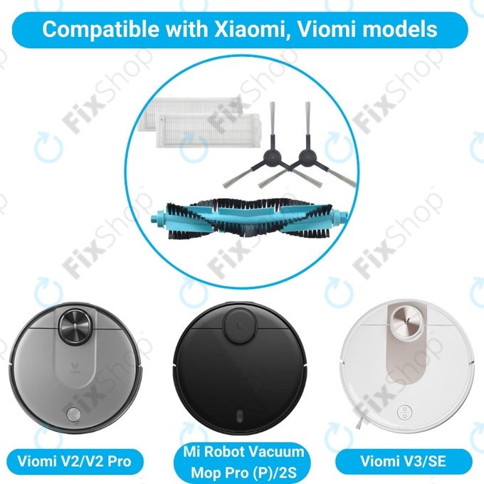 Xiaomi Viomi V2, V2 Pro, V3, SE, Mi Robot Vacuum Mop Pro (P), 2S - Kiegészítő Készlet