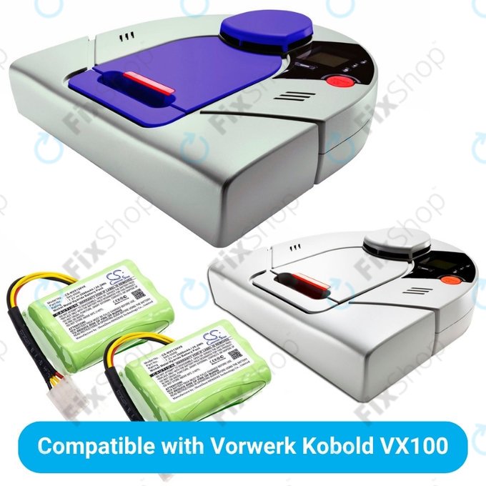 Vorwerk Kobold VX100 - Akkumulátorcsomag 945-0006 Ni-MH 7.2V 3500mAh HQ