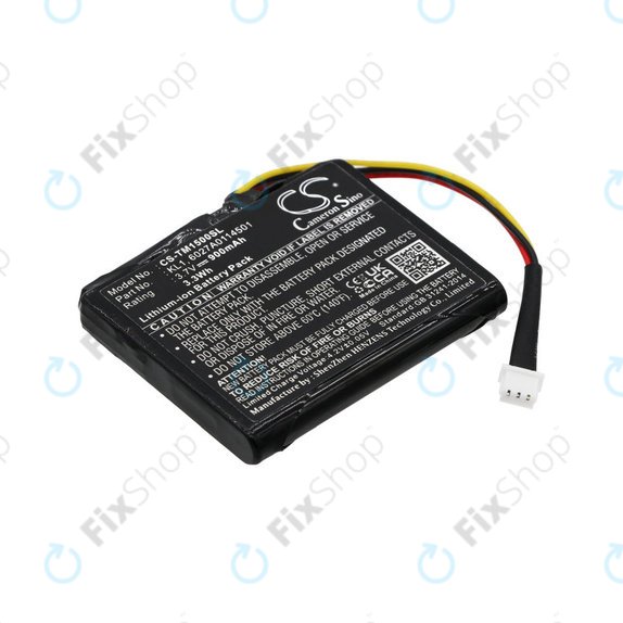 Akkumulátor TomTom Via 1405, 900mAh, Li-Ion, 3.7V, 6027A0114501, HQ