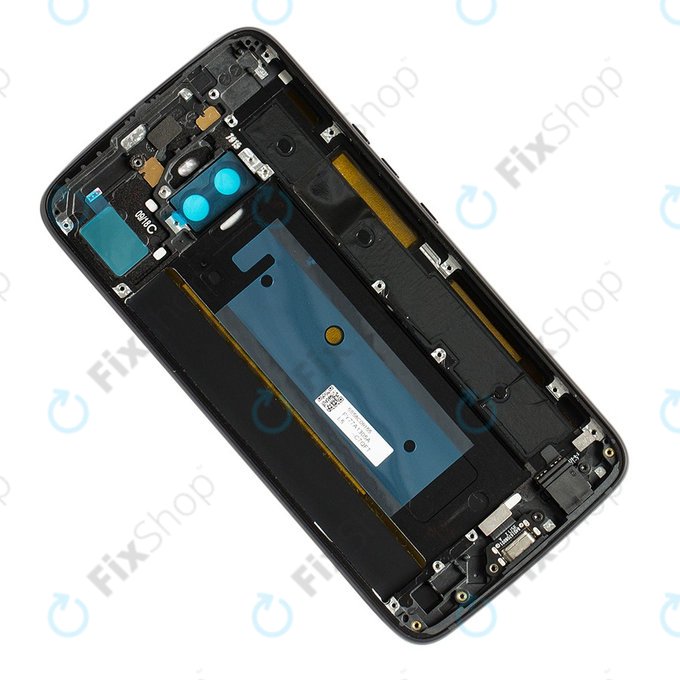 Motorola Moto X4 XT1900 - Akkumulátor Fedőlap (Super Black) - 5S58C09155 Genuine Service Pack