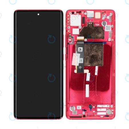 Motorola Edge 30 Fusion - LCD Kijelző + Érintőüveg + Keret (Viva Magenta) - 5D68C22034 Genuine Service Pack