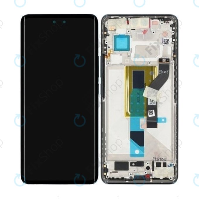 Xiaomi 13 Lite - LCD Kijelző + Érintőüveg + Keret (Black) - 5600030L9S00 Genuine Service Pack