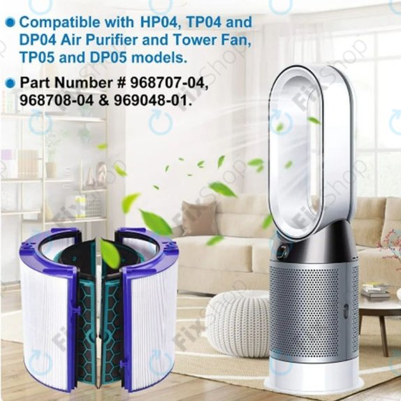Dyson Pure Hot+Cool, Pure Cool - Szűrőkészlet (HEPA + Aktív szén)