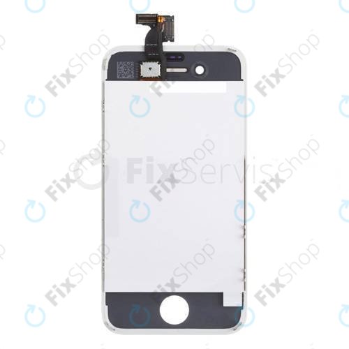 Apple iPhone 4 - LCD Kijelző + Érintőüveg + Keret (White) TFT
