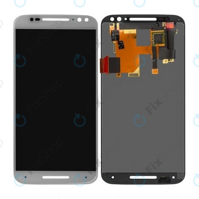 Motorola Moto X Style XT 1572 - LCD Kijelző + Érintőüveg (White) TFT