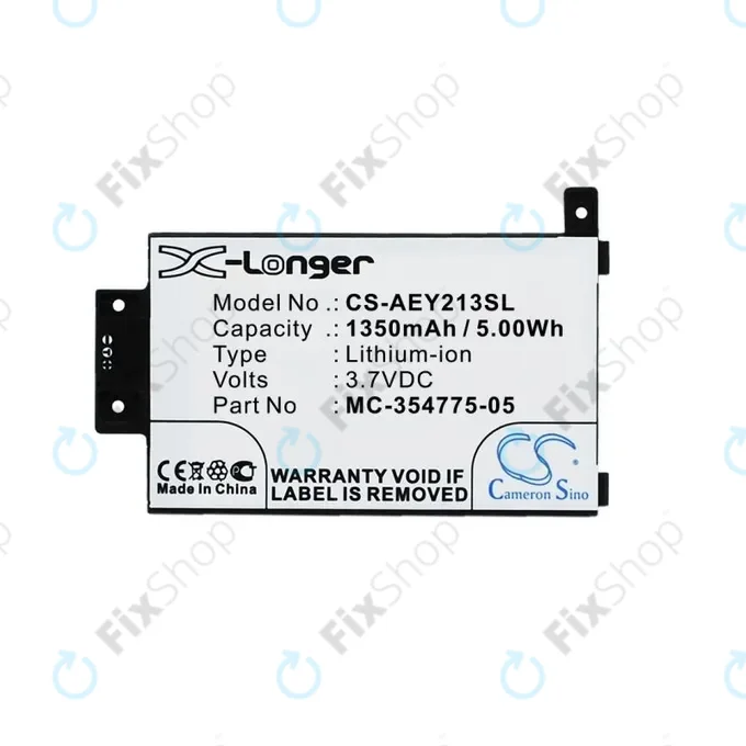 Amazon Kindle Paperwhite 2013, 6th Gen, 6 2015, Touch 2013 - Akkumulátor MC-354775-05 1350mAh HQ