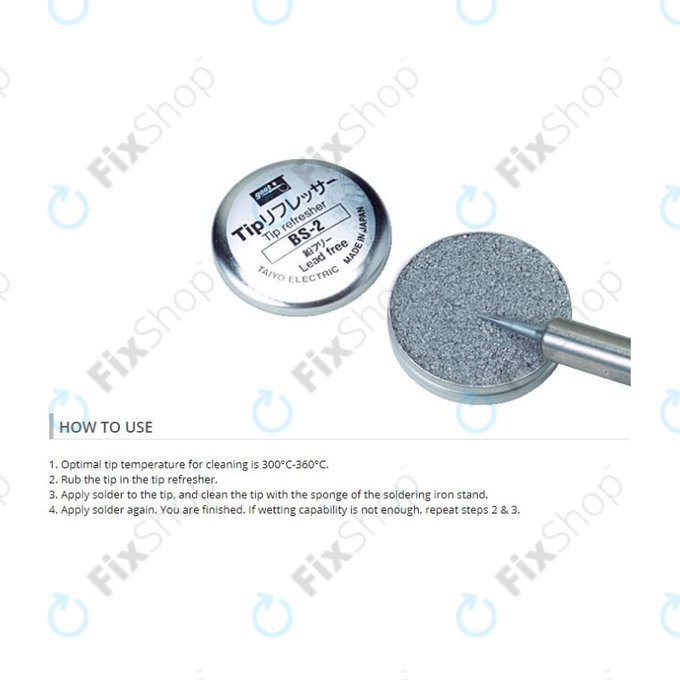 Goot BS-2 - Forrasztóhegy Aktivátor