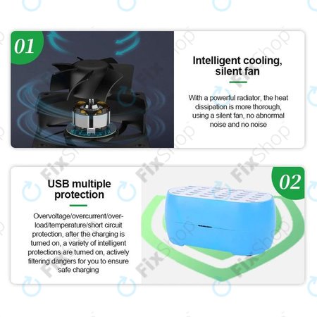 Relife RL-304M - Smart USB Töltő - 30x USB / 160W