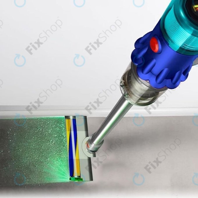 Dyson V12 - Padlófúvóka LED zöld Fénnyel