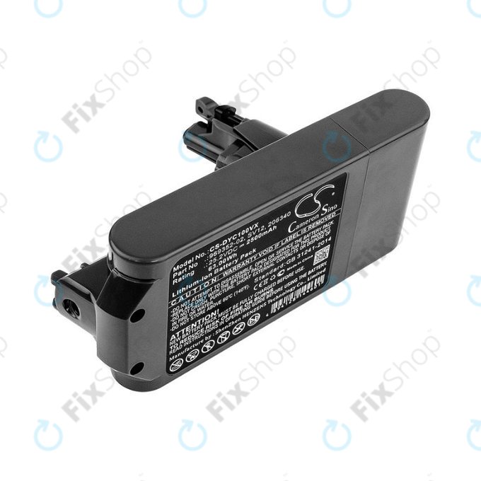 Dyson V10 - Akkumulátor 969352-02, SV12, 206340 Li-Ion 25.2V 2500mAh HQ