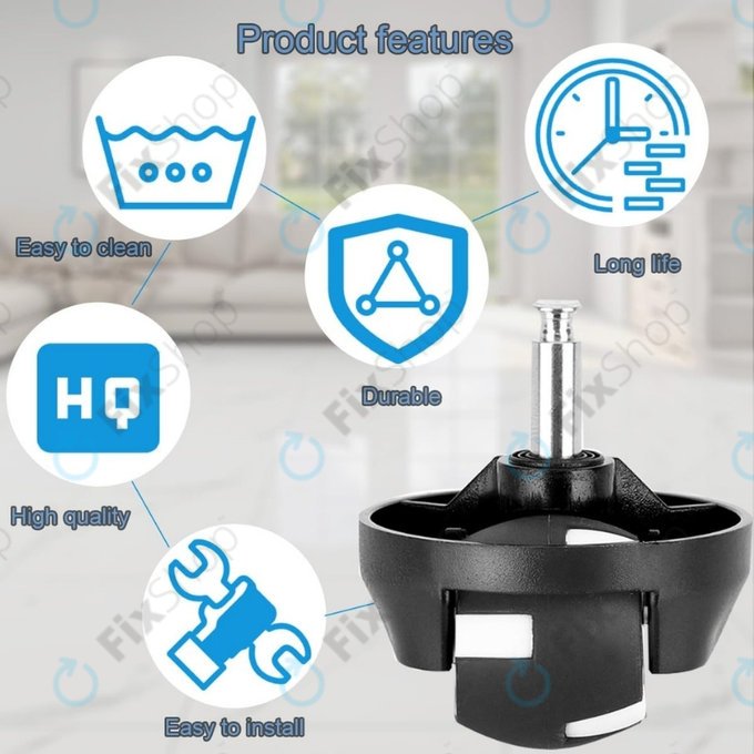 Eufy Robovac-series - Első Kerék (Fekete)