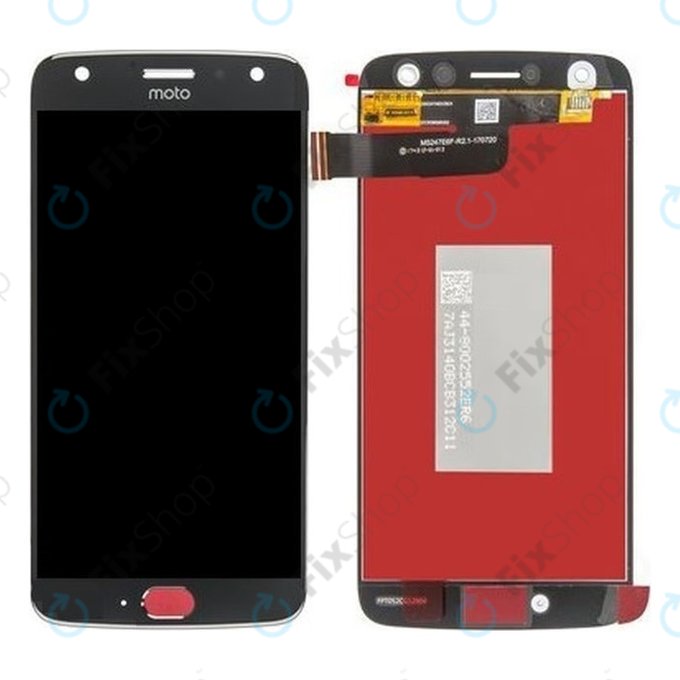 Motorola Moto X4 XT1900 - LCD Kijelző + Érintőüveg (Super Black) - 01019484002W Genuine Service Pack