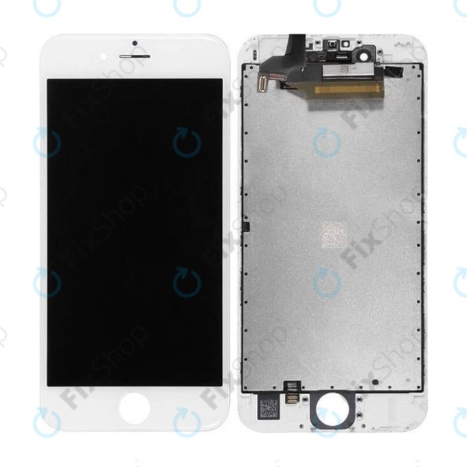 Apple iPhone 6S - LCD Kijelző + Érintőüveg + Keret (White) In-Cell FixPremium