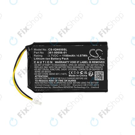 Garmin Nuvi 53, 53LMT, 65, 65LM - Akkumulátor 361-00056-01 1100mAh HQ