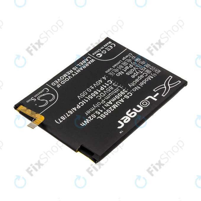 Akkumulátor Asus Zenfone Max M2, 3900mAh, Li-Pol, 3.85V, C11P1805 (1ICP4/67/87), HQ