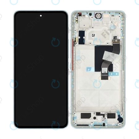 Xiaomi 12 Lite 2203129G - LCD Kijelző + Érintőüveg + Keret (Lite Green) - 56000500L900 Genuine Service Pack