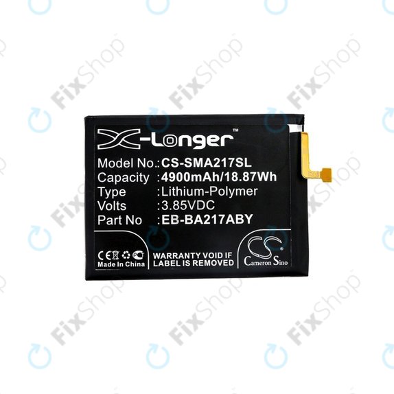 Samsung Galaxy A04s, A12, A13, A13 5G, A21s, M12 - Akkumulátor EB-BA217ABY 4900mAh HQ