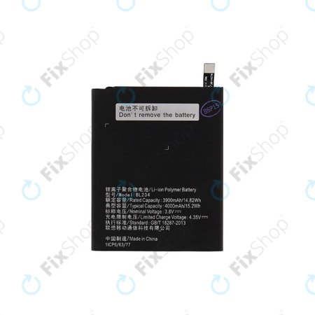 Lenovo VIBE P1ma40 mini, A5000, P70 - Akkumulátor BL234 4000mAh