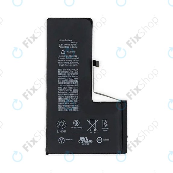 Akkumulátor iPhone XS, 2658mAh, Service Pack