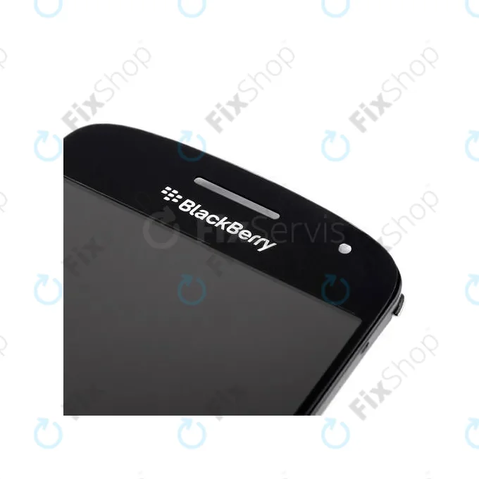 Blackberry Bold Touch 9900 - LCD Kijelző + Érintőüveg + Keret Verzia 002 (Black) TFT
