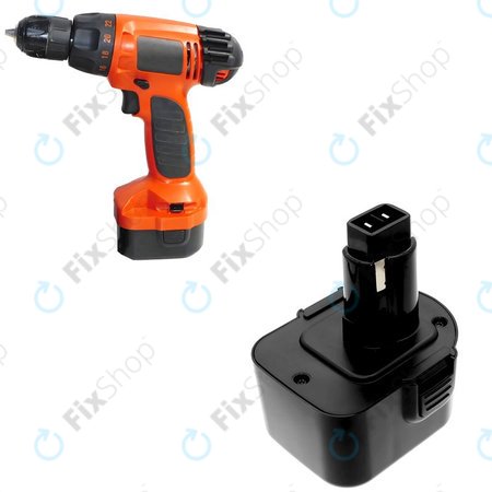 Akkumulátor Black & Decker Cd1202, 2100mAh, Ni-MH, 12V, PS130A, HQ