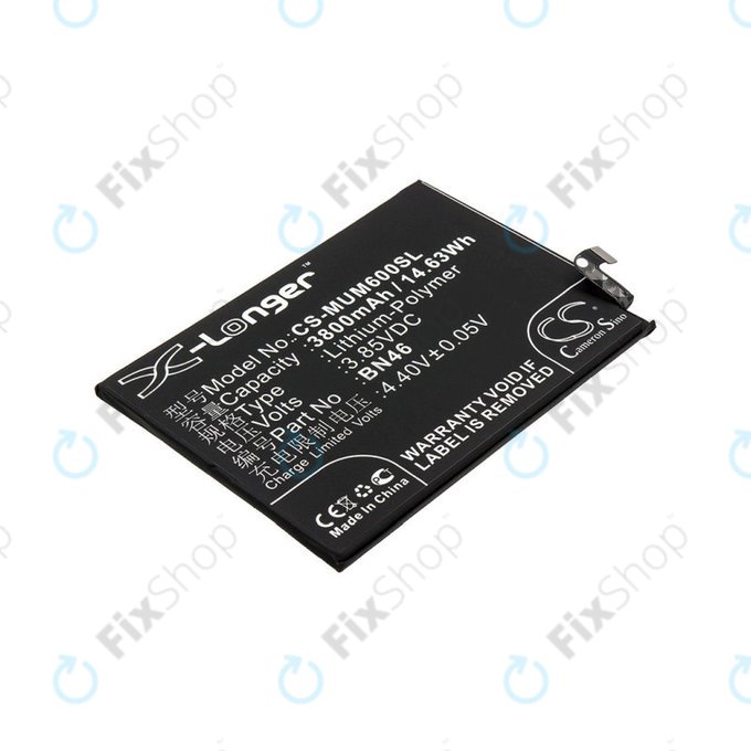 Xiaomi Redmi Note 8T, Redmi 7, Redmi 8A - Akkumulátor BN46 3800mAh HQ