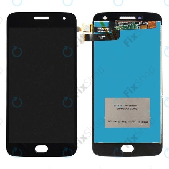 Motorola Moto G5 Plus - LCD Kijelző + Érintőüveg (Black) TFT