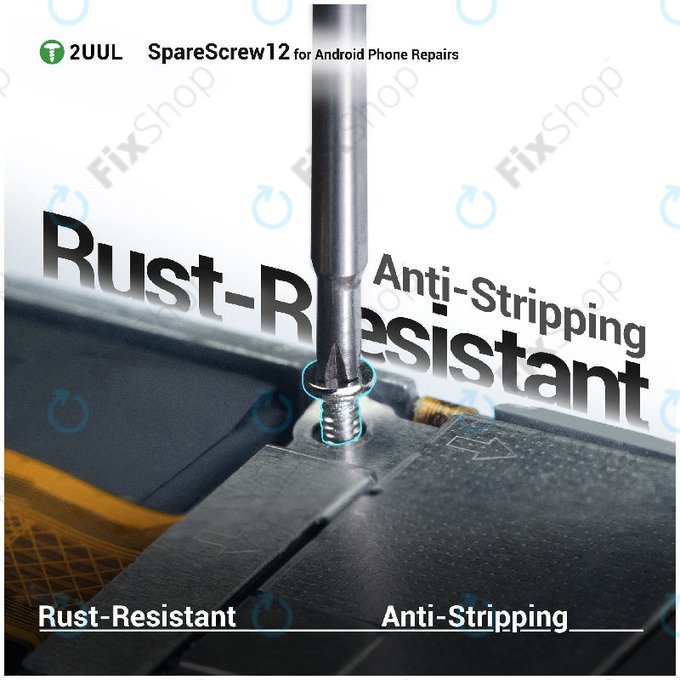 Phillips csavar készlet Android szervizhez, 2UUL SC12, 1200db/csomag